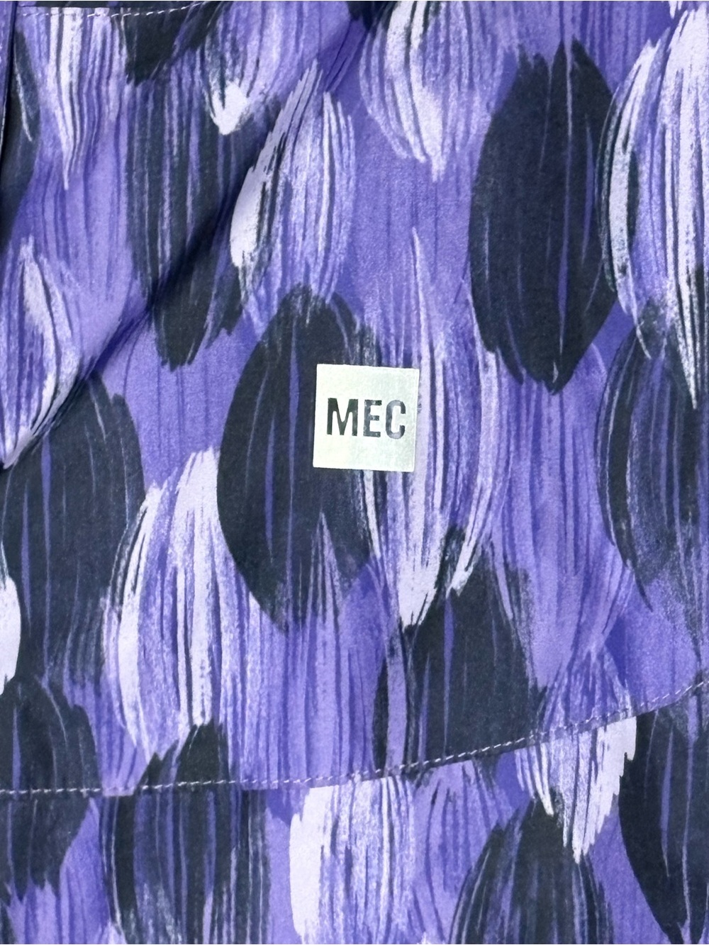 MEC Kids' Purple Patterned Lightweight Rain Jacket Girls Size 14 - Picture 4 of 10